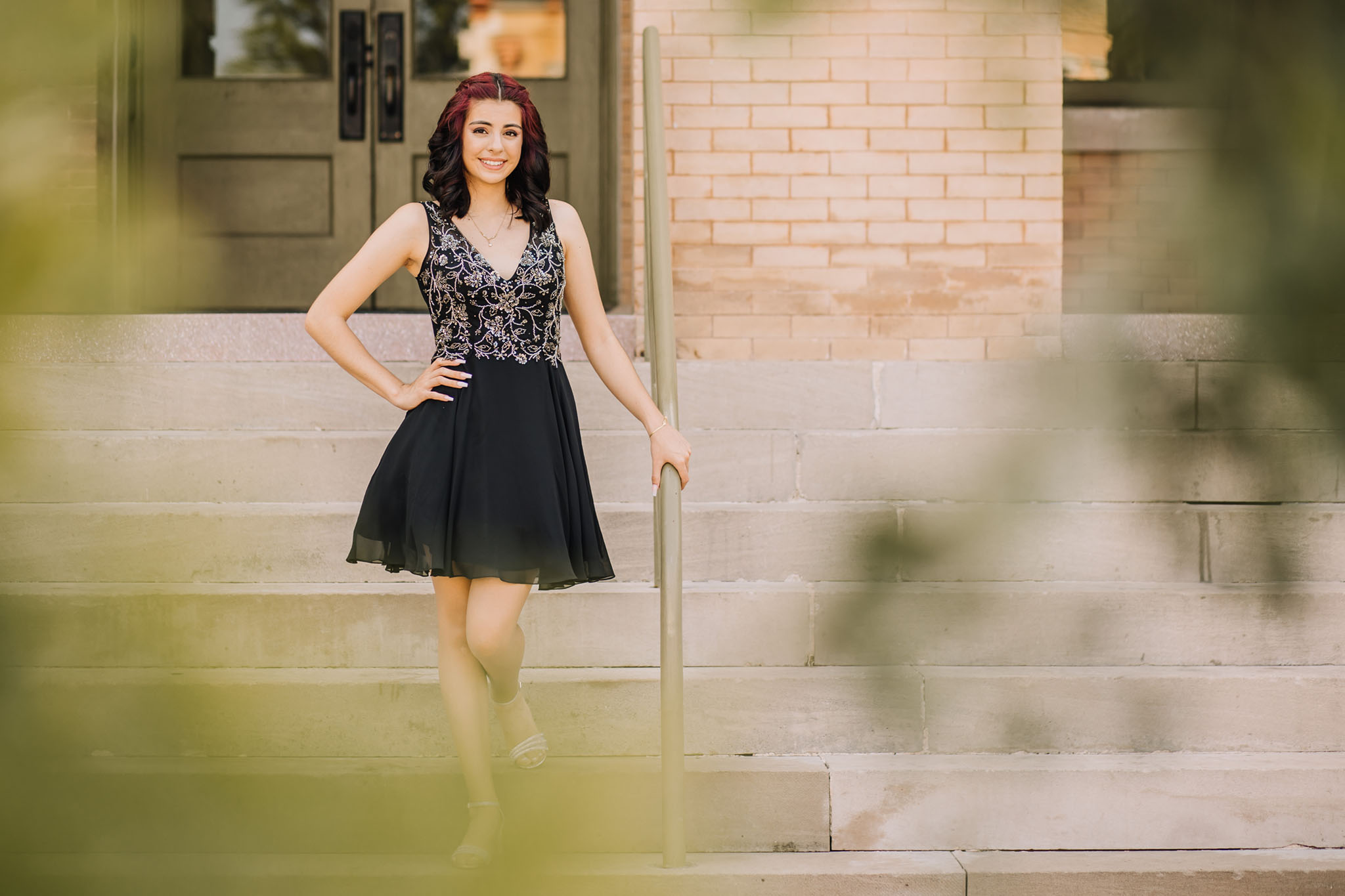 senior session of a girls done in georgetown texas